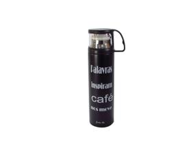 Garrafa isotérmica frase café tampa copo 450ml quente frio