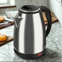 Garrafa Jarra Elétrica 2 Litros Aço Inox 127V Água Quente Rápida e Prática para Família Café, Chá, Sopa, Macarrão Instantâneo