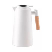 Garrafa Jarra Térmica Café Chá Inox Termômetro Digital 1l Com Display Branco