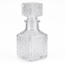 Garrafa Licoreira de Vidro 50ml Tampa Hermética Transparente