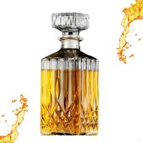 Garrafa Licoreira Whisky Licor Vidro Retro Luxo