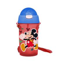 Garrafa Líquido Canudo Infantil 500Ml Mickey - TUUT