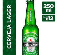 Garrafa Long Neck Cerveja Heineken Pack Com 12 X De 250 Ml