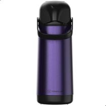 Garrafa Lumina Termica De Pressão Inox 1 Litro Roxo