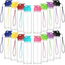 Garrafa LYDTICK Kit com 16 Unidades de 500 ml à Prova de Vazamentos Multicolorida Garrafa LYDTICK Kit com 16 Unidades de 500 ml à Prova de Vazamentos Multicolorida