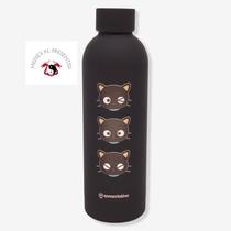 Garrafa max chococat sanrio 500 ml termica gatinho kawwaii chocolate original licenciada