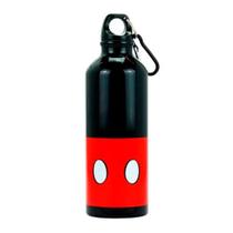 Garrafa mickey mouse 500ml aluminio preto bom para bolsa - Taimes