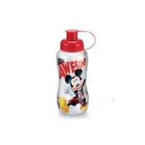 Garrafa Mickey Mouse Com Tubo de Gelo - 550ml - Plasduran