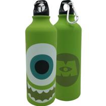 Garrafa Mike Wazowski Alumínio Mosquetão 500ML Oficial Monstros S.A Disney Pixar - Clube Comix