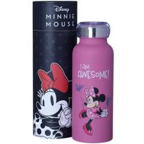 Garrafa Minnie Mouse Térmica 6 Horas 500 ML Oficial Disney + Embalagem Presente - Zona Criativa