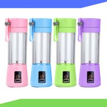 Garrafa Mixer Mini Liquidificador Portátil Academia Vitaminas Copo Shake Suco Juice Cup Recarregável Usb 6 Laminas