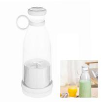 Garrafa Mixer Misturador Suco Smoothie Shake Batida Mini Liquidificador Cozinha Potente USB Pratico Utensilio Portatil