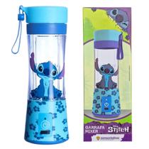 Garrafa Mixer Stitch Azul Disney Lilo e Stitch