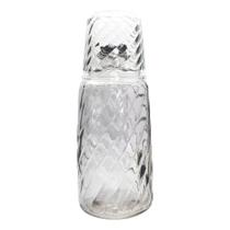 Garrafa Moringa com Copo de Vidro Maresias 1100ml - Allmix