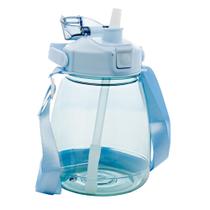 Garrafa Multiuso De Água 1,2L Canudo E Alça Dupla Lyor