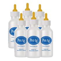 Garrafa Nurser PetAG, pacote de 60 ml com 6 para pequenos animais