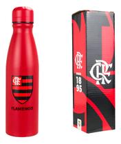Garrafa Oficial Do Flamengo Alumínio 600ml Para Presente Preto Garrafa Oficial Do Flamengo Alumínio 600ml Para Presente Preto