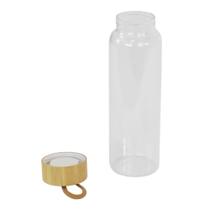 Garrafa para Água de Vidro em Borossilicato 400ml Alta Resistência Térmica