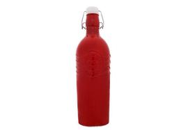 Garrafa para Água em vidro 1L Velvet Vermelha - Hauskraft