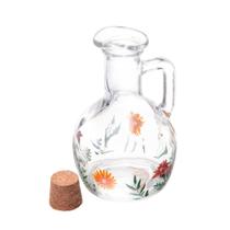 Garrafa para Azeite Lyor Flora de Vidro com Tampa 180ml