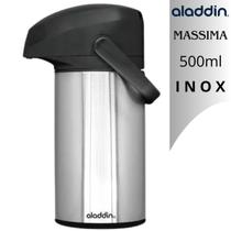 Garrafa para Café 500ml Massima Inox Aladdin Bomba De Pressão Conserva Quente Chá Café Água