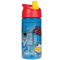 Garrafa para Escola Buba Super Herois com Canudo Retrátil Resistente a queda com Vedação Antivazamento Segura Divertida 380 mL Garrafa para Escola Buba Super Herois com Canudo Retrátil Resistente a queda com Vedação Antivazamento Segura Divertida 380 mL