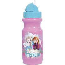 Garrafa Plástica Frozen Retrátil 580ML