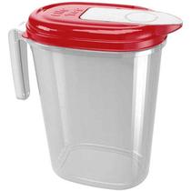 Garrafa Plástica Jarra Flip Top Com Tampa 2l Vm Garrafa Plástica Jarra Flip Top Com Tampa 2l Vm