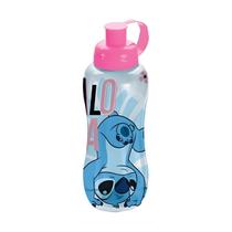 Garrafa Plástica Rosa Infantil Stitch 550ml Plasduran Garrafa Plástica Rosa Infantil Stitch 550ml Plasduran