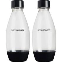 Garrafa Plástica Sodastream Preto 500ml - Kit