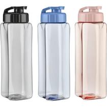 Garrafa Plástica Valsa 800ML Sortida - Pacote com 3 Unidades Garrafa Plástica Valsa 800ML Sortida - Pacote com 3 Unidades