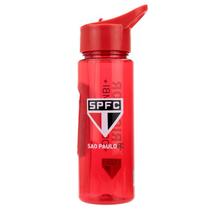 Garrafa plástico canudo 700ml - spfc Garrafa plástico canudo 700ml - spfc