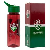 Garrafa Plástico Canudo Academia Apoio 700ml Fluminense