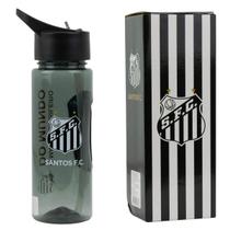 Garrafa Plástico Canudo Academia Apoio 700ml Santos Garrafa Plástico Canudo Academia Apoio 700ml Santos