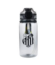 Garrafa Plástico Com Canudo 650ml Santos