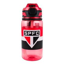 Garrafa plástico com canudo 650ml - spfc Garrafa plástico com canudo 650ml - spfc