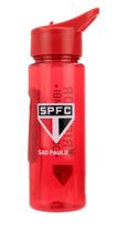 Garrafa Plástico Com Canudo 700ml São Paulo Oficial