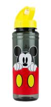 Garrafa Plastico Com Canudo Mickey Mouse 700ml Disney Garrafa Plastico Com Canudo Mickey Mouse 700ml Disney