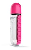 Garrafa Plastico Porta Comprimidos Destacavel 600ml Cor:Rosa Garrafa Plastico Porta Comprimidos Destacavel 600ml Cor:Rosa