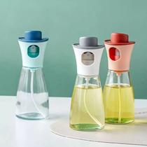Garrafa porta azeite ou vinagre com spray 180 ml
