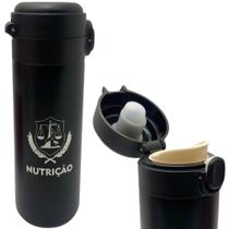 Garrafa Profissão Nutrição Nutricionista Térmica 6Horas Quente Gelada 400ml Com Trava