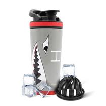 Garrafa Protein Shaker Ice Shaker 770mL em aço inoxidável isolado