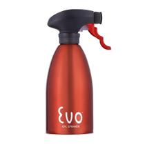 Garrafa pulverizadora de óleo Evo Stainless Steel 473ml vermelha