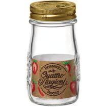 Garrafa Qstagioni Bormioli Rocco 12x7x7cm Vidro Transparente 200ml Bebidas Água Suco e Coquetel na Mesa