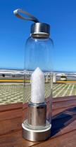 Garrafa Quartzo Branco com Infusor de chás Garrafa Quartzo Branco com Infusor de chás