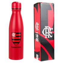 Garrafa Redonda Alumínio 600ml - Flamengo
