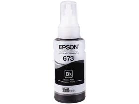 Garrafa Refil Tinta Preta T673120 Original Epson Compatível com Impressoras L800 L805 L810 L850 L1800