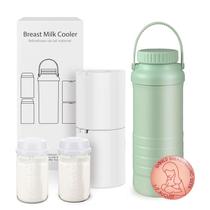 Garrafa refrigeradora de leite materno portátil Lazyshine com capacidade de 650 ml Garrafa refrigeradora de leite materno portátil Lazyshine com capacidade de 650 ml