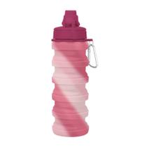 Garrafa Retratil Variante Rosa 500ml