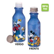 Garrafa Retro Infantil para Agua/Suco Personagens Marvel/Disney/ DC/ Plasútil 500ml